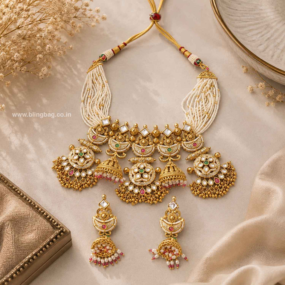 Multicolor Aaratrika Rajwadi Set