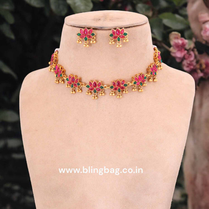 Multicolor Aaruni Antique Jewellery Set - New Arrival
