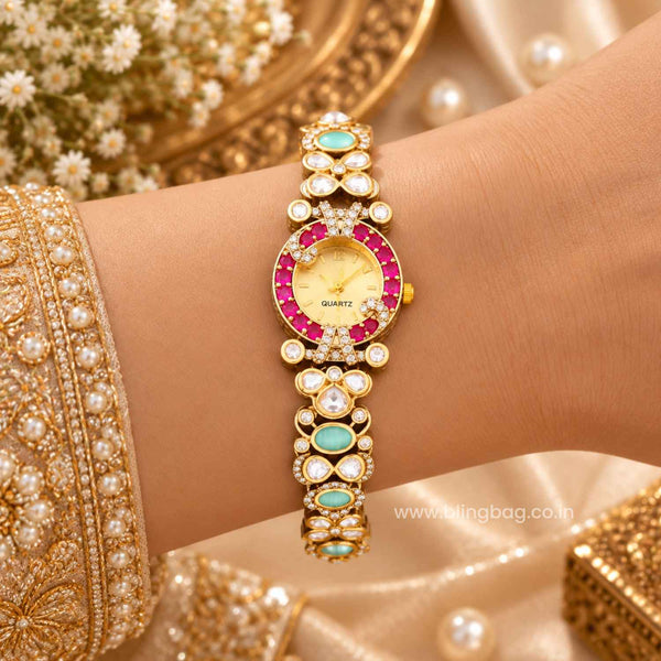 Blingbag Multicolor Aaryava Heritage Watch