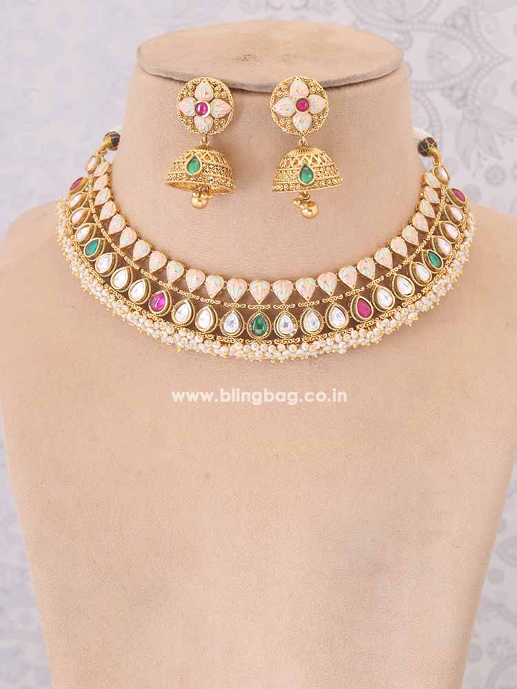 Multicolor Aasmita Rajwadi Set