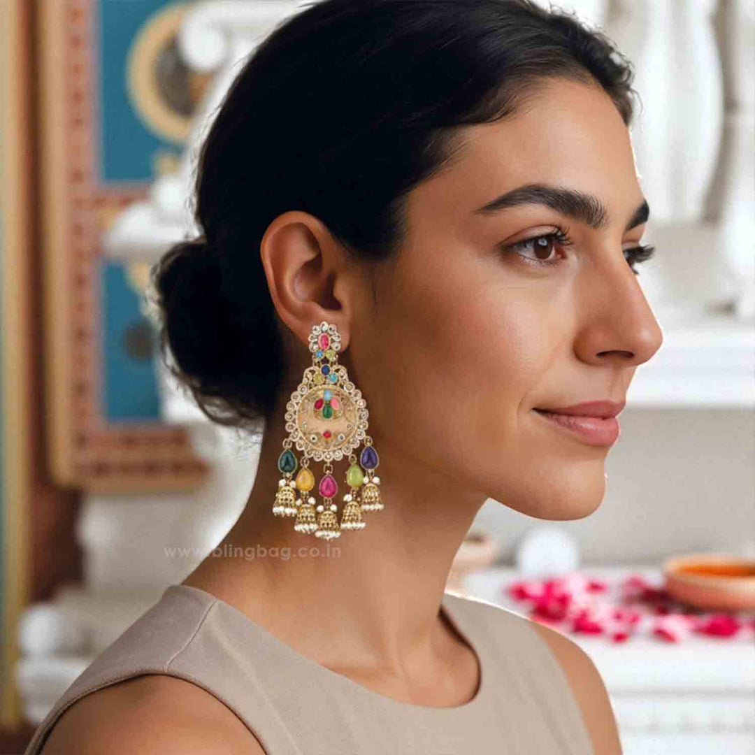 Multicolor Abhitha Danglers