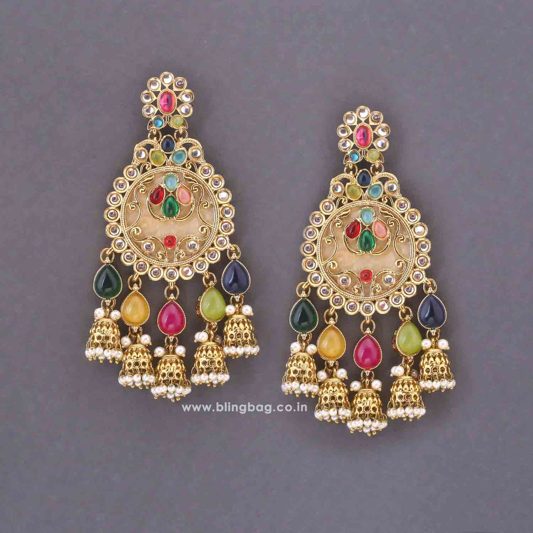 Multicolor Abhitha Danglers