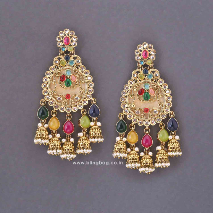 Multicolor Abhitha Danglers