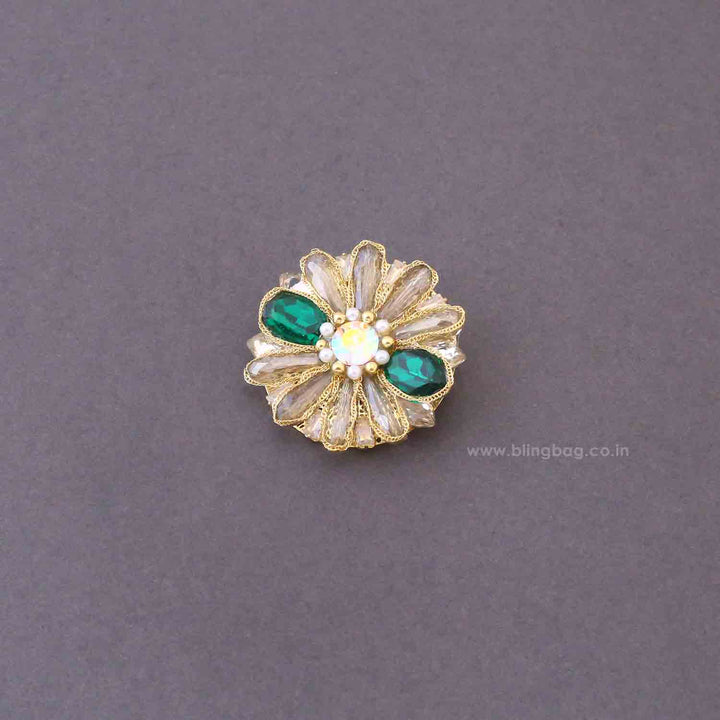 Multicolor Accent Sunflower Brooch