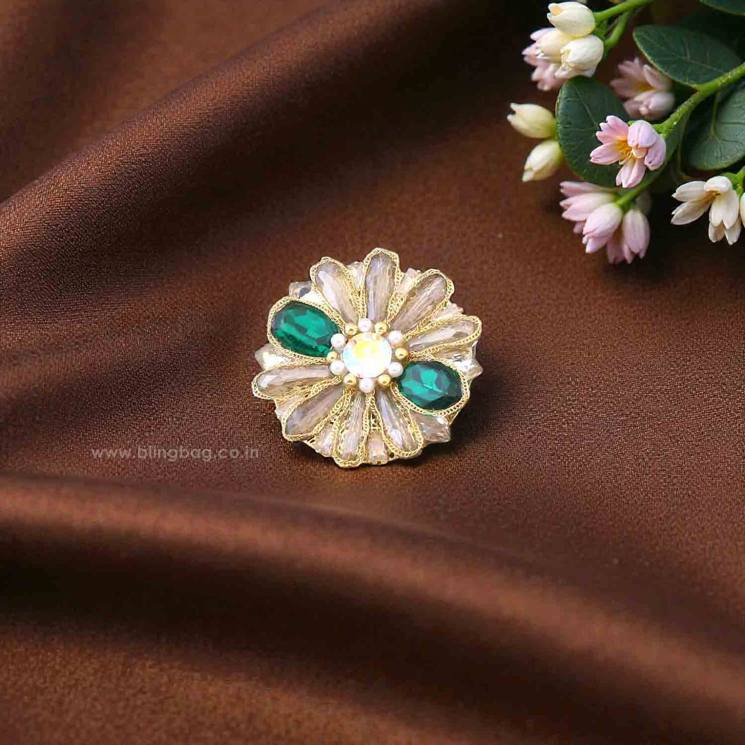 Multicolor Accent Sunflower Brooch