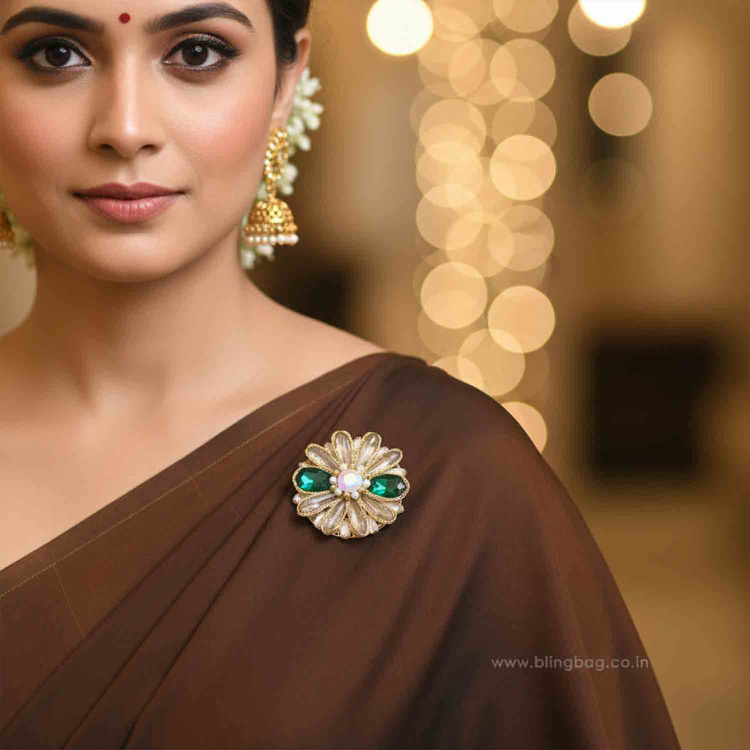 Multicolor Accent Sunflower Brooch