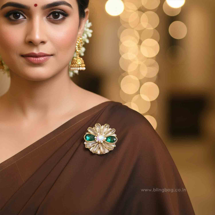 Multicolor Accent Sunflower Brooch