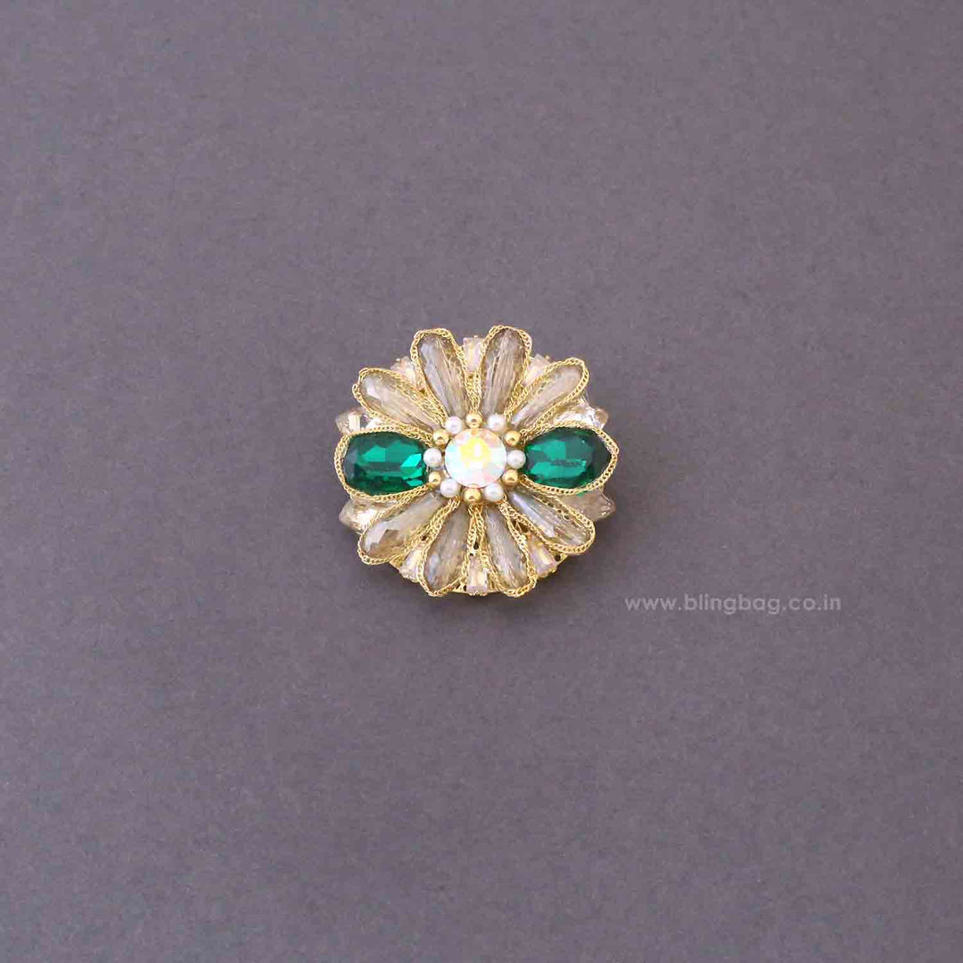 Multicolor Accent Sunflower Brooch