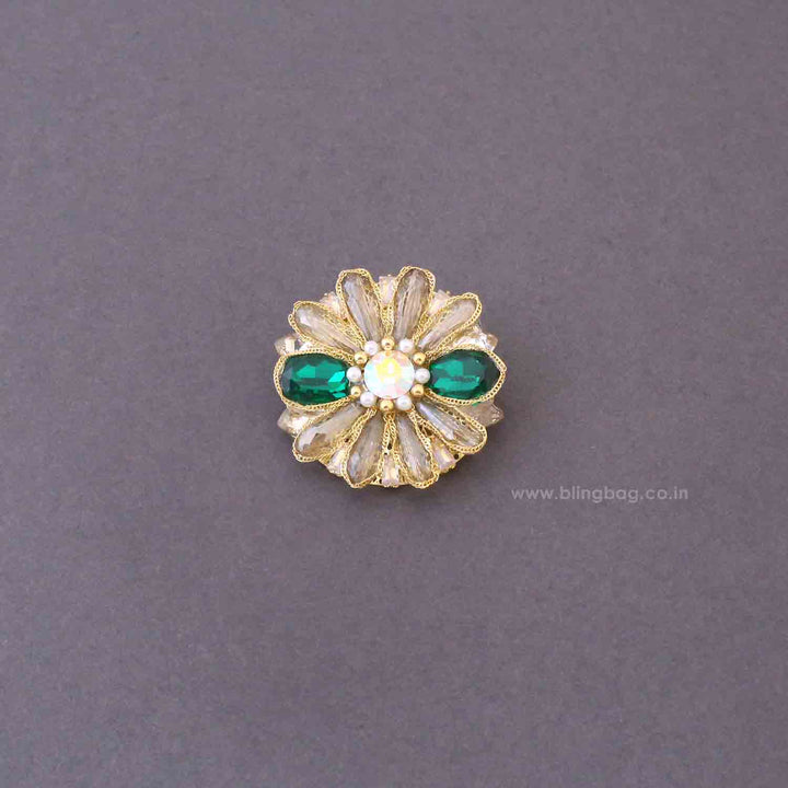 Multicolor Accent Sunflower Brooch