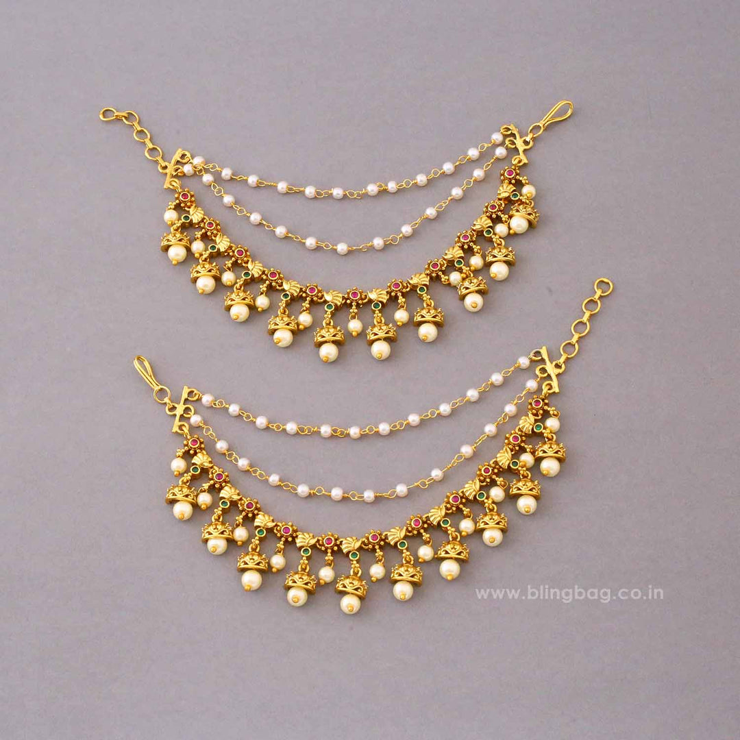 Multicolor Aditiika Antique Ear Chain