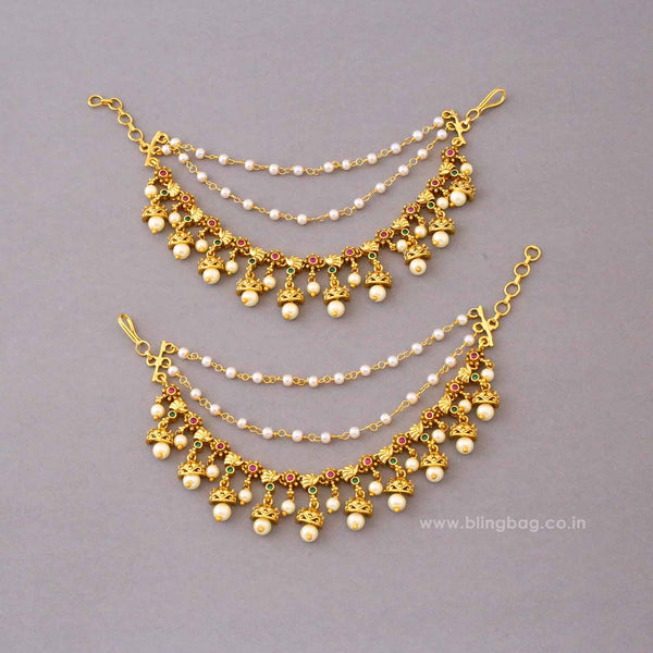 Multicolor Aditiika Antique Ear Chain