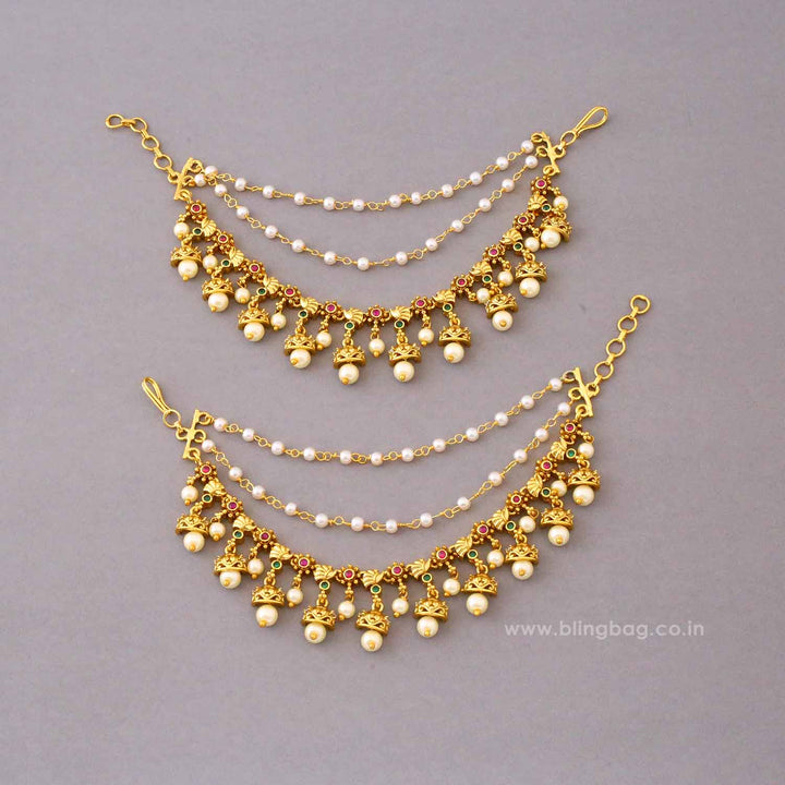 Multicolor Aditiika Antique Ear Chain