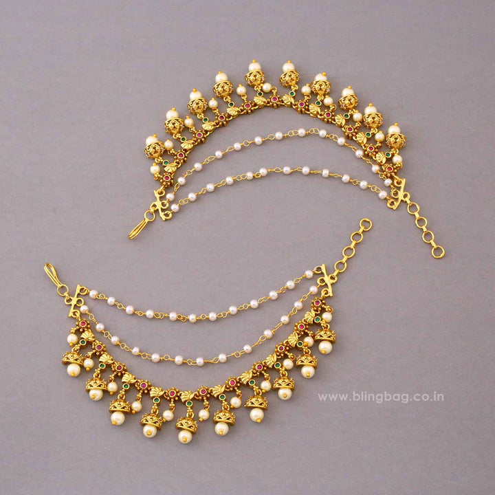 Multicolor Aditiika Antique Ear Chain