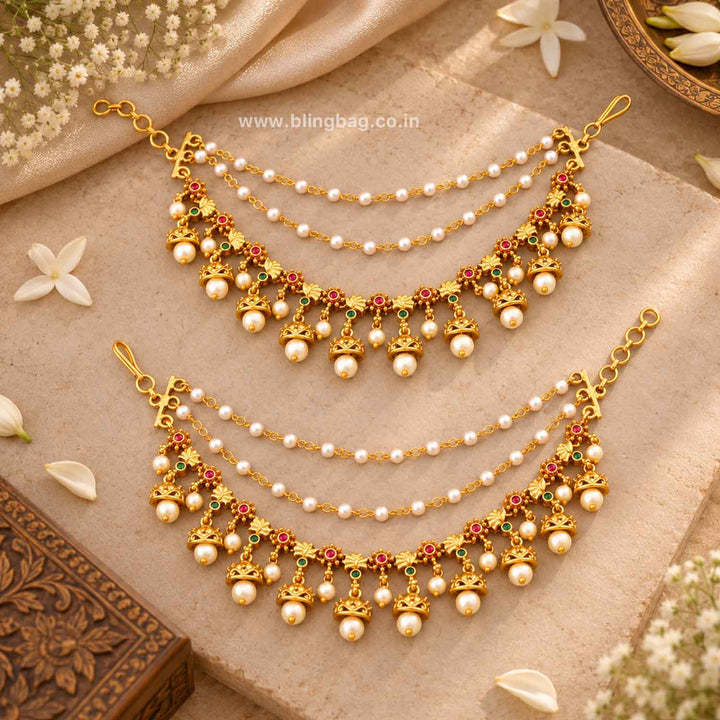 Multicolor Aditiika Antique Ear Chain