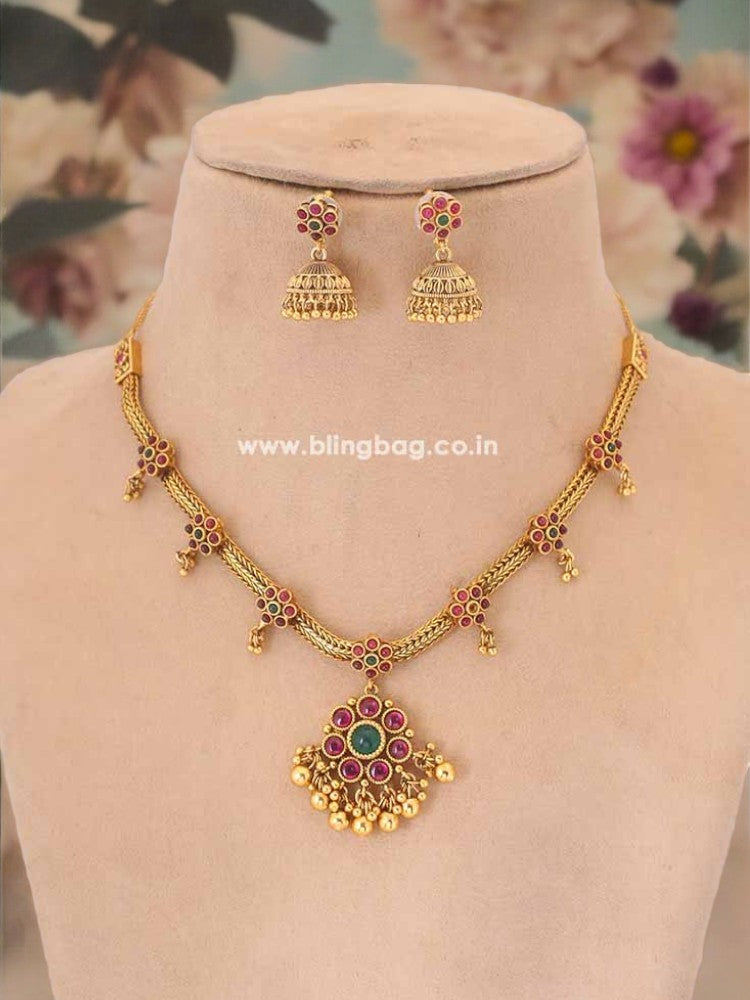 Multicolor Aditri Jewellery Set