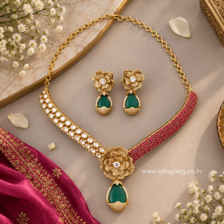 Multicolor Adore Victorian Jewellery Set - New Arrival