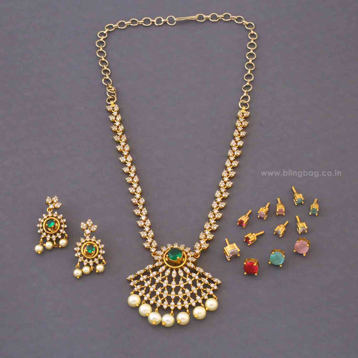 Multicolor Agnessa Victorian Jewellery Set - New Arrival