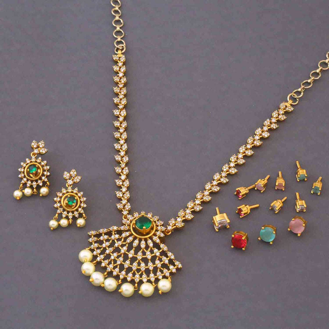 Multicolor Agnessa Victorian Jewellery Set - New Arrival