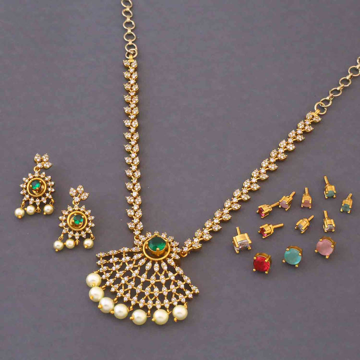 Multicolor Agnessa Victorian Jewellery Set - New Arrival
