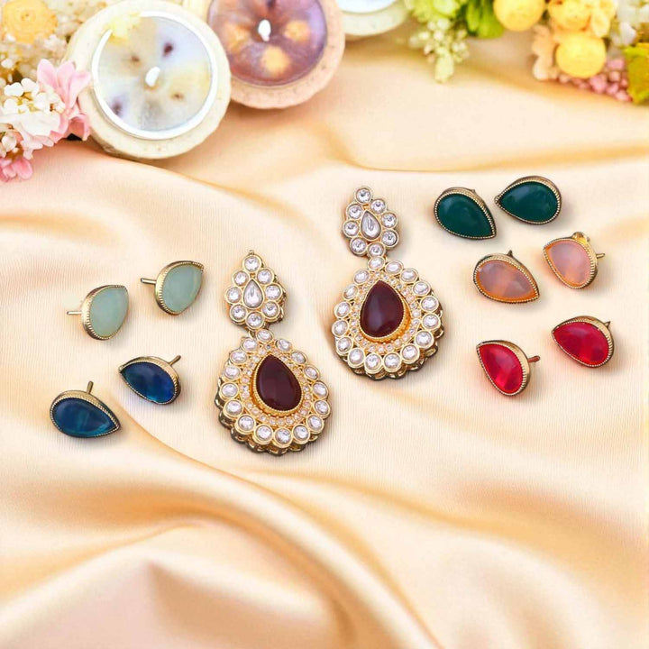 Multicolor Aiswarya Color Changeable Danglers