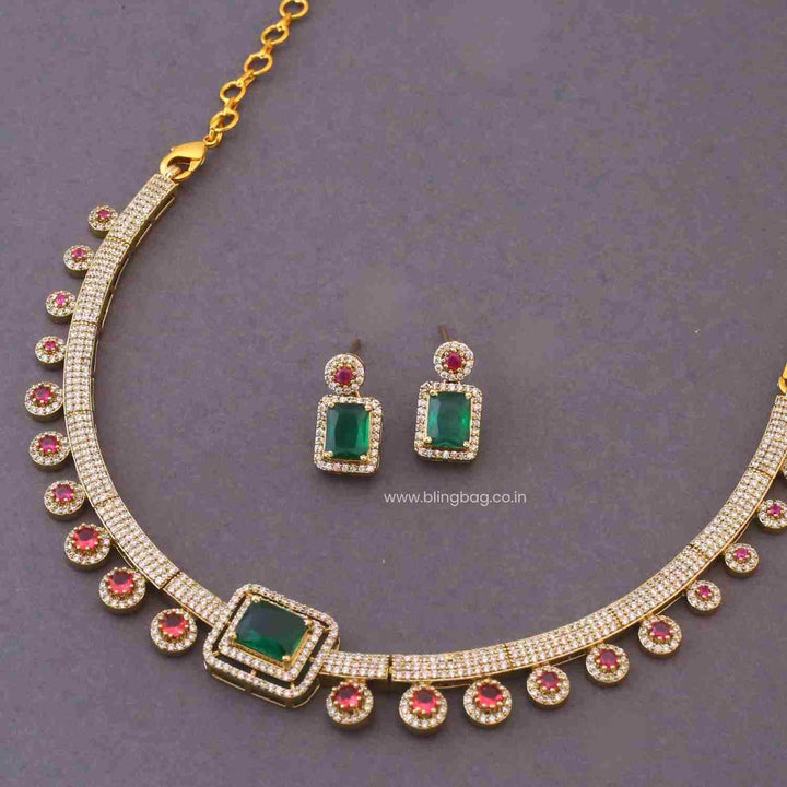 Multicolor Alicee Victorian Jewellery Set - New Arrival