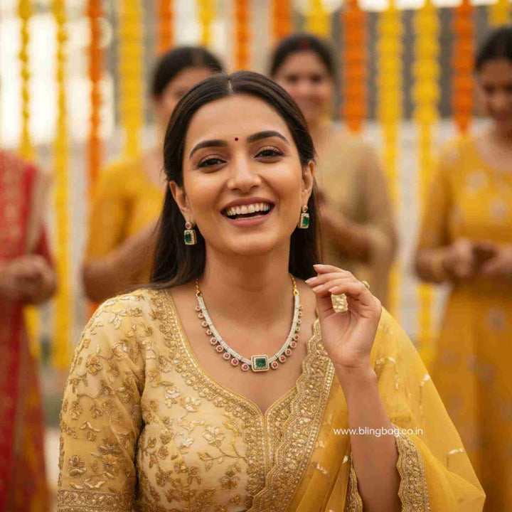 Multicolor Alicee Victorian Jewellery Set - New Arrival