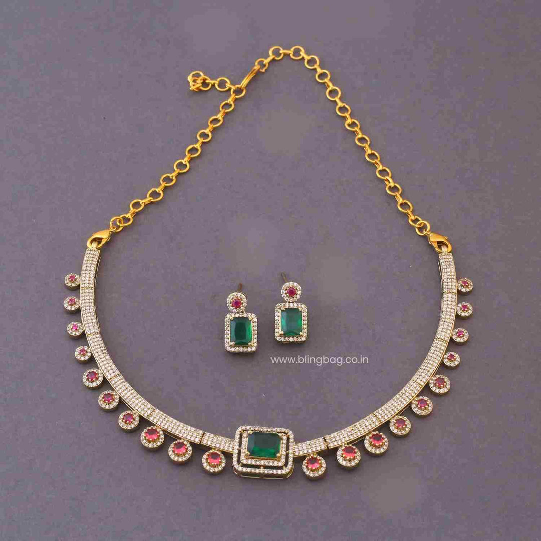 Multicolor Alicee Victorian Jewellery Set - New Arrival