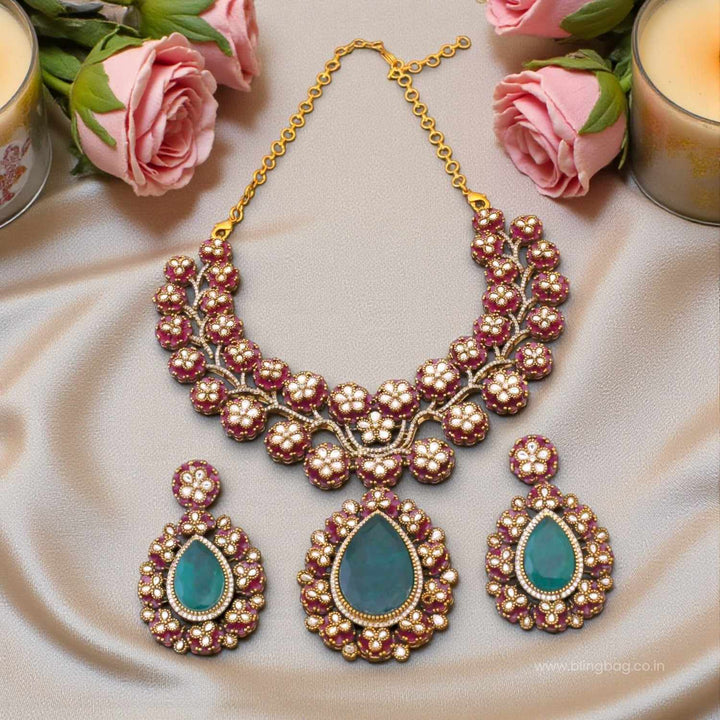 Multicolor Alicerose Victorian Jewellery Set