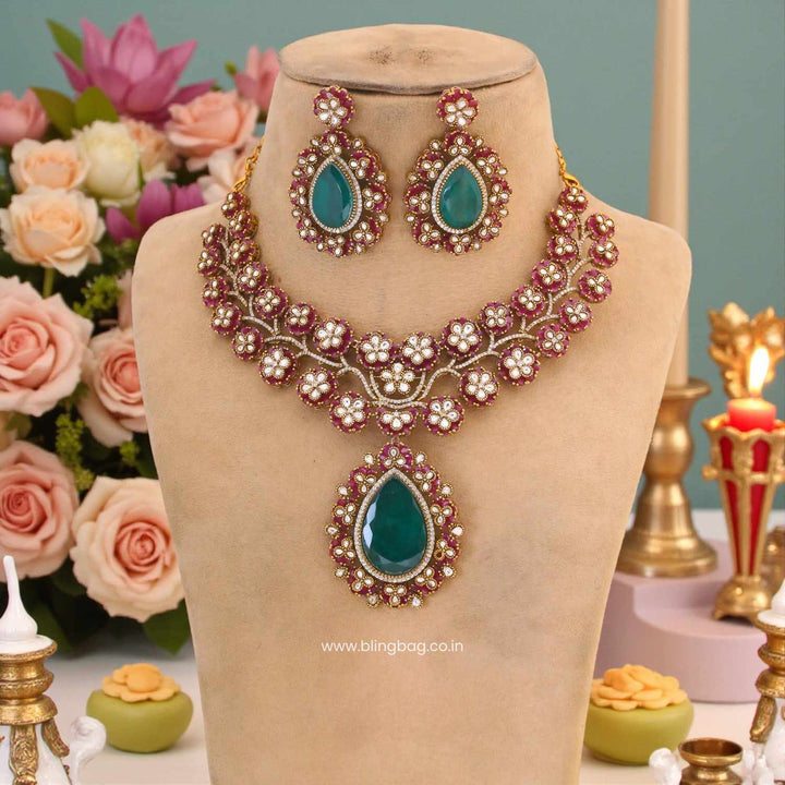 Multicolor Alicerose Victorian Jewellery Set