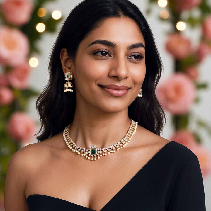 Multicolor Aliza Victorian Jewellery Set - New Arrival