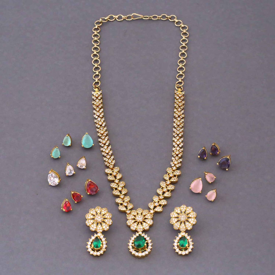 Multicolor Althea Victorian Jewellery Set - New Arrival
