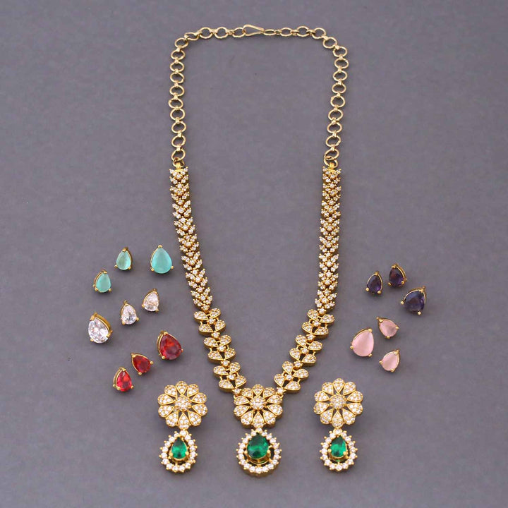 Multicolor Althea Victorian Jewellery Set - New Arrival
