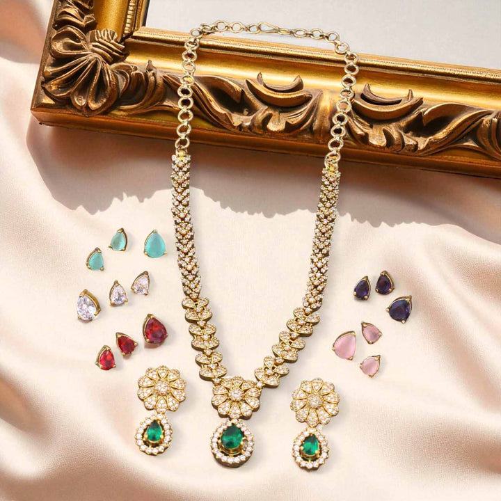Multicolor Althea Victorian Jewellery Set - New Arrival