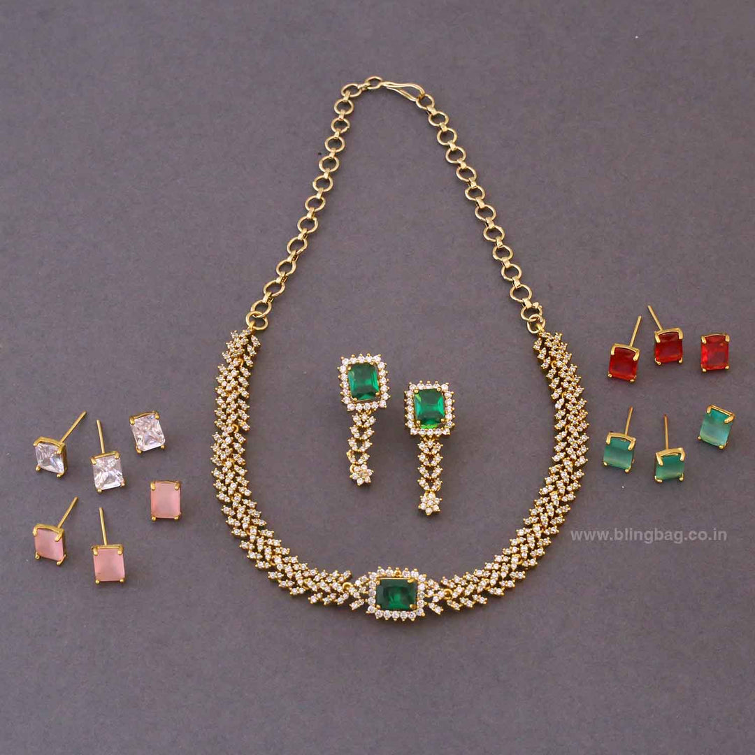 Multicolor Amara Victorian Jewellery Set - New Arrival