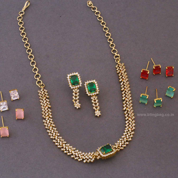 Multicolor Amara Victorian Jewellery Set - New Arrival