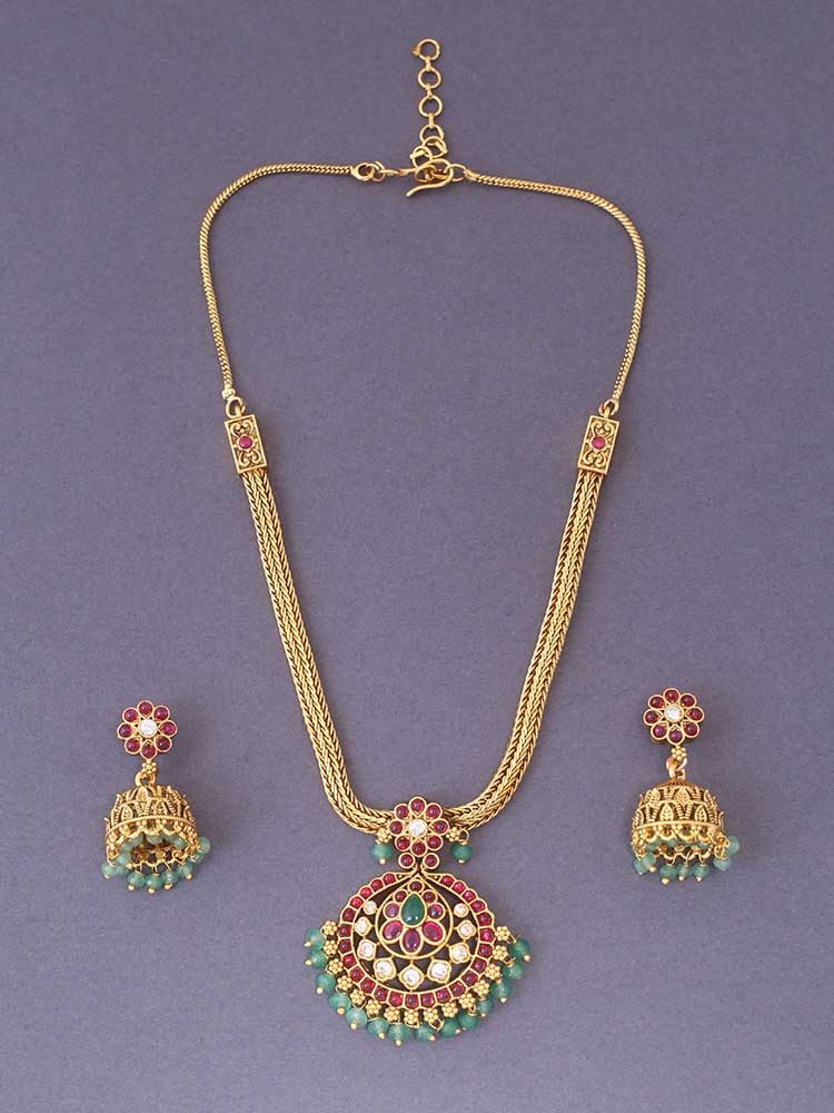 Multicolor Ambuja Jewellery Set