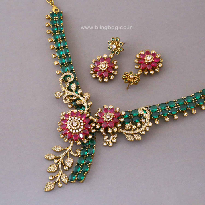 Multicolor Amour Victorian Jewellery Set - New Arrival