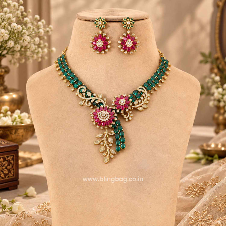 Multicolor Amour Victorian Jewellery Set - New Arrival