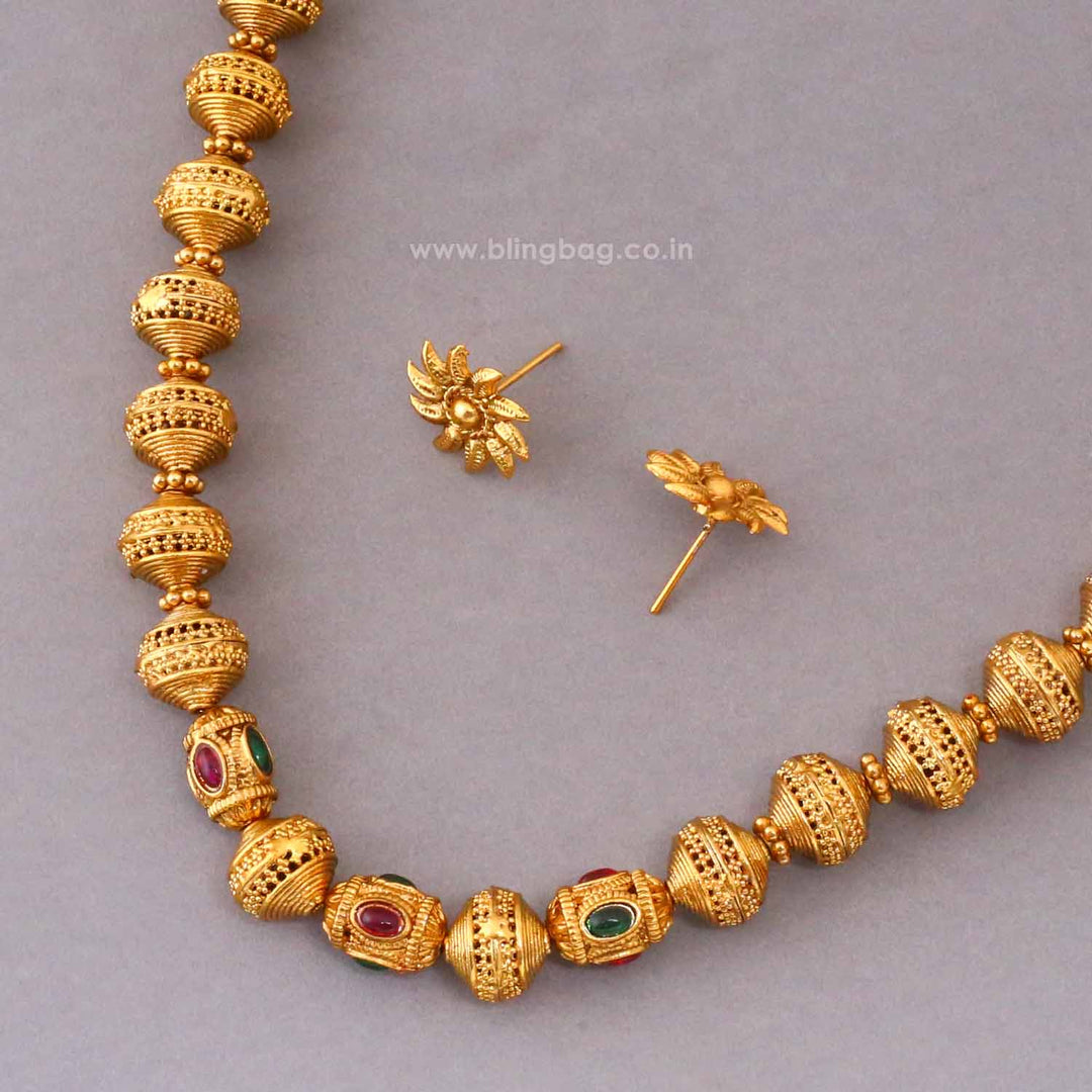 Multicolor Anagha Antique Jewellery Set- New Arrival