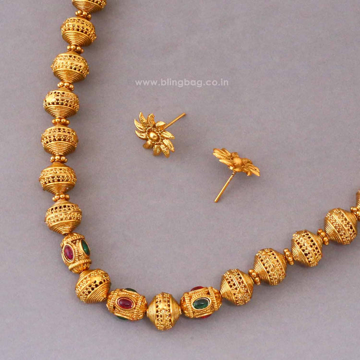 Multicolor Anagha Antique Jewellery Set- New Arrival