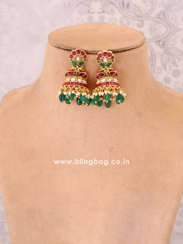Multicolor Andiran Antique Jewellery Set