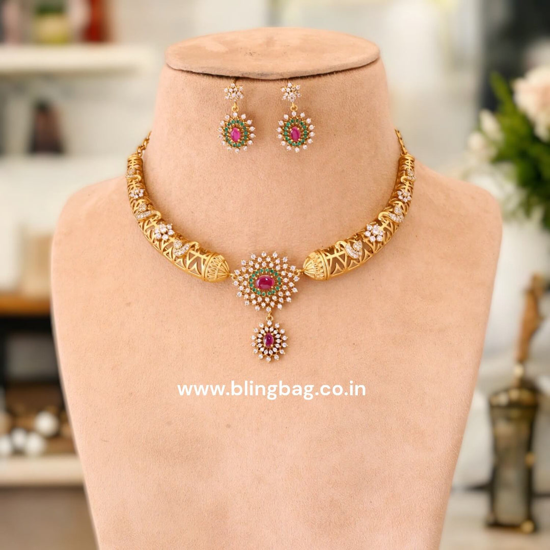 Multicolor Anelise Victorian Jewellery Set - New Arrival