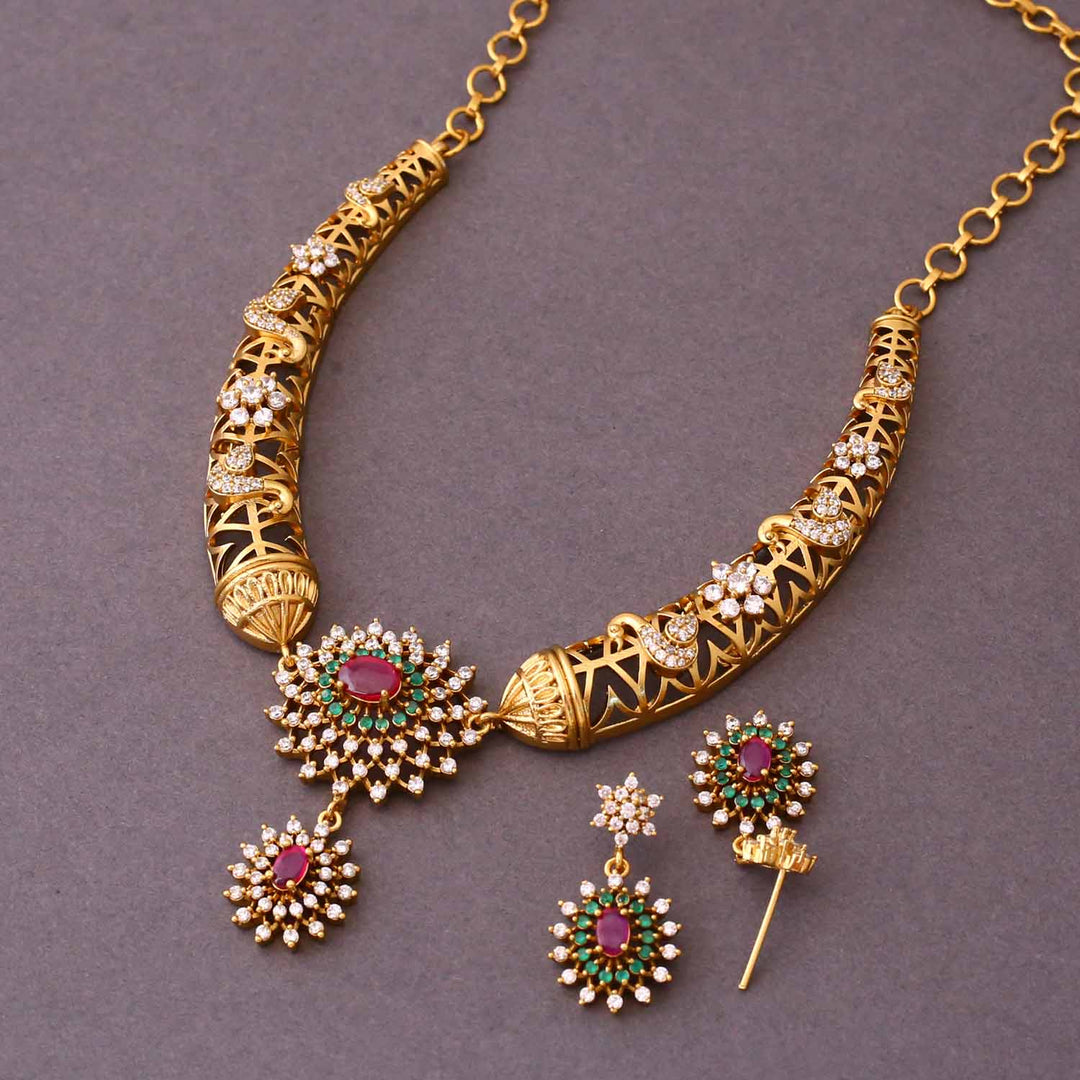Multicolor Anelise Victorian Jewellery Set - New Arrival
