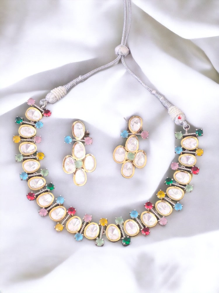 Multicolor Anfisa  Zirconia Jewellery Set