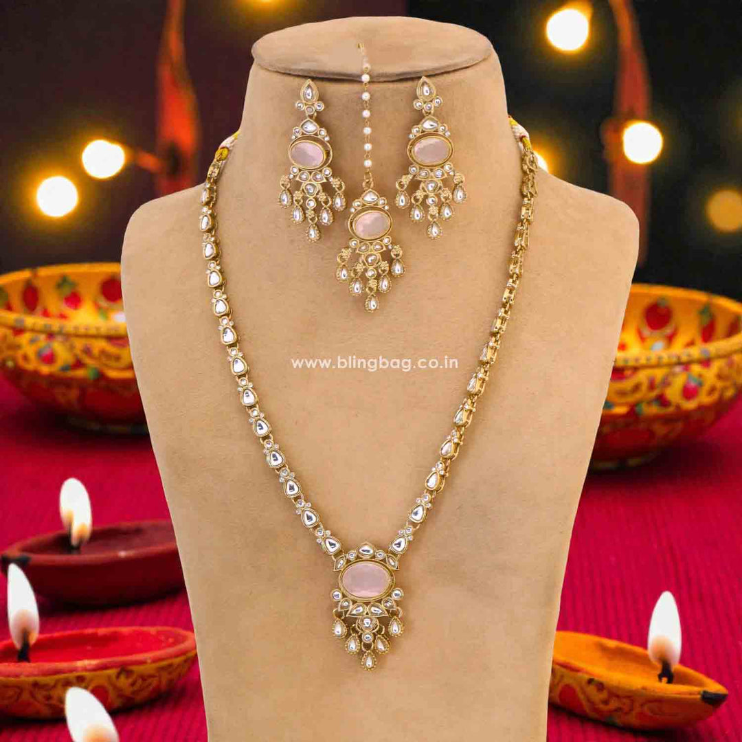 Multicolor Anikashi Kundan Jewellery Set