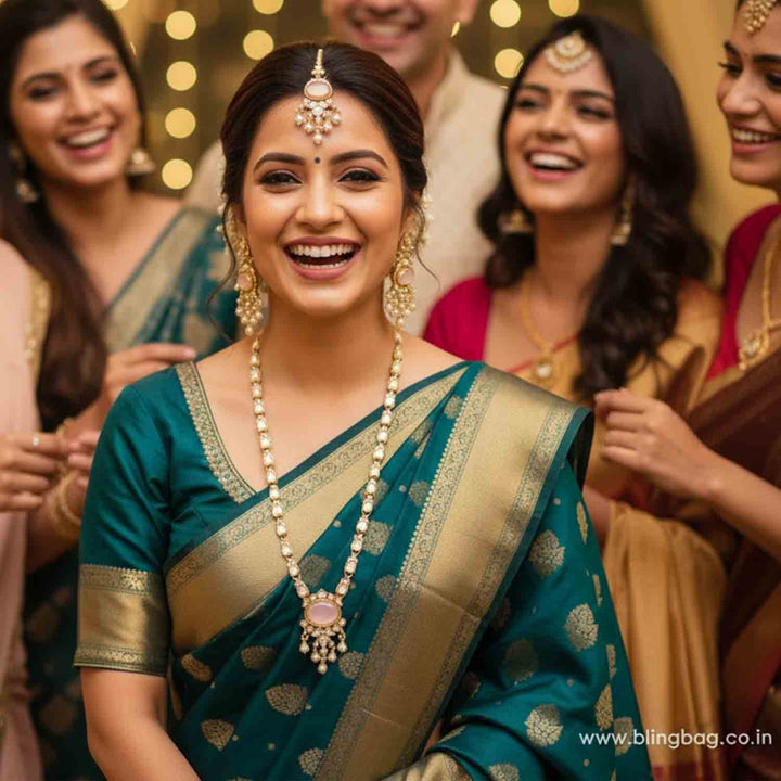 Multicolor Anikashi Kundan Jewellery Set