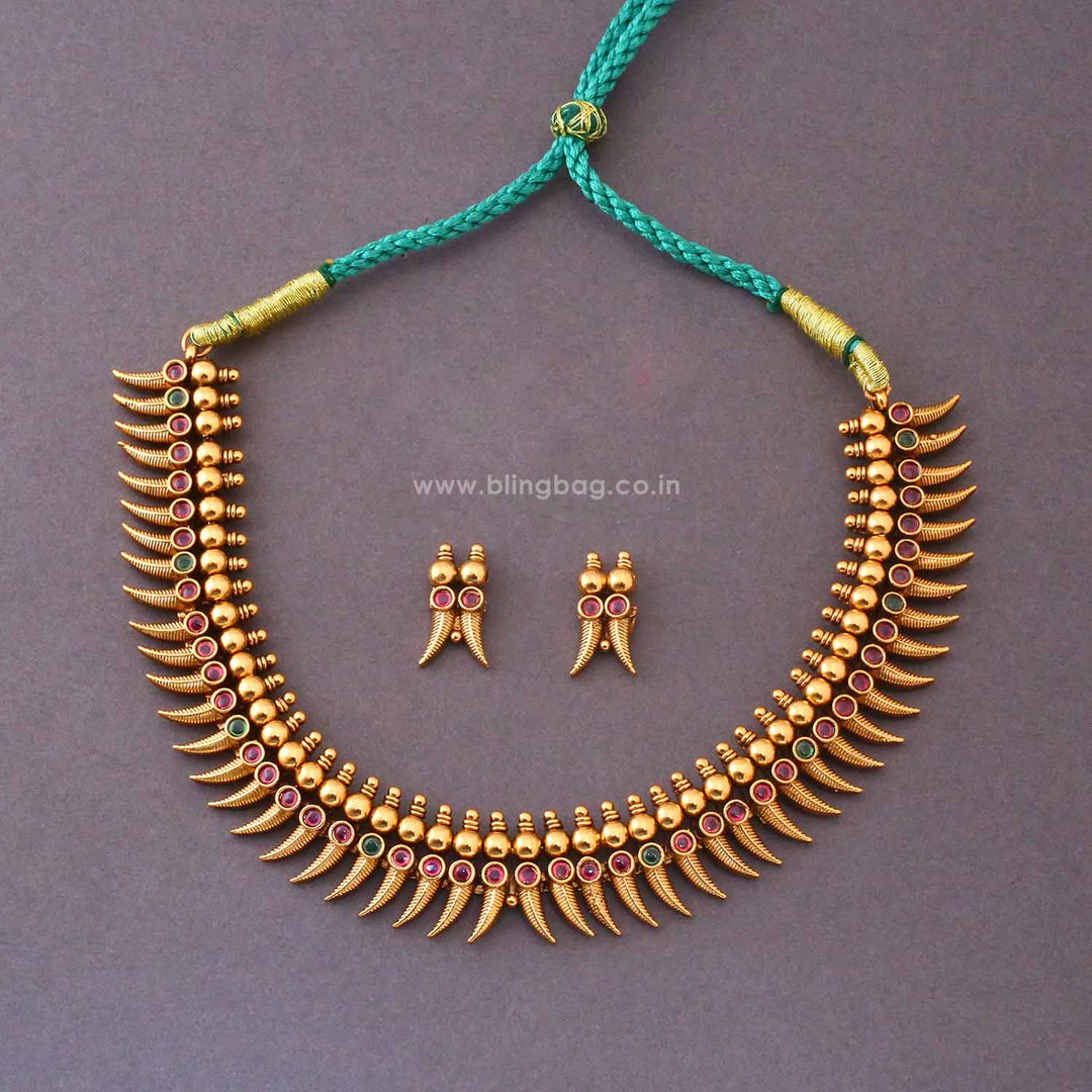 Multicolor Apsara Antique Jewellery Set- New Arrival