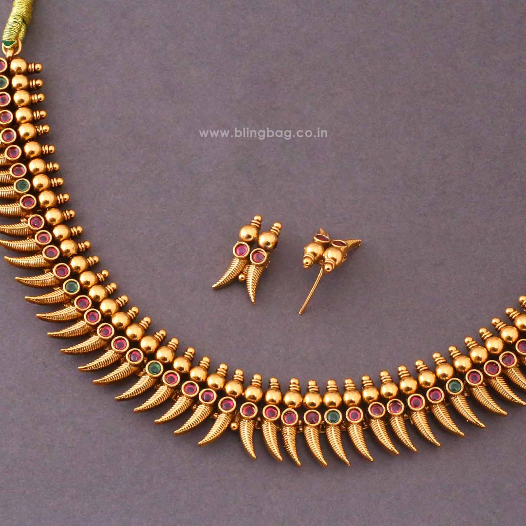 Multicolor Apsara Antique Jewellery Set- New Arrival
