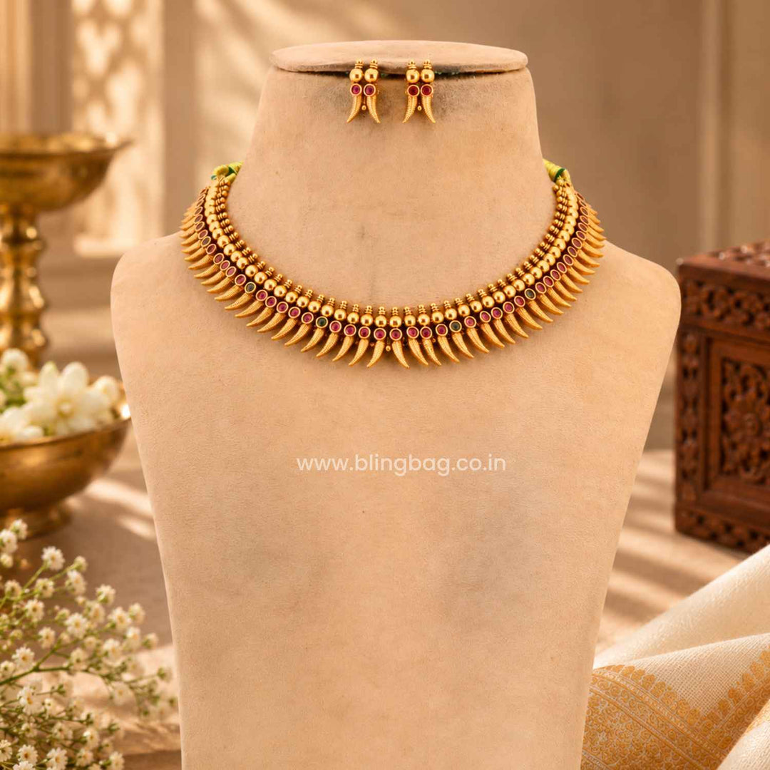Multicolor Apsara Antique Jewellery Set- New Arrival