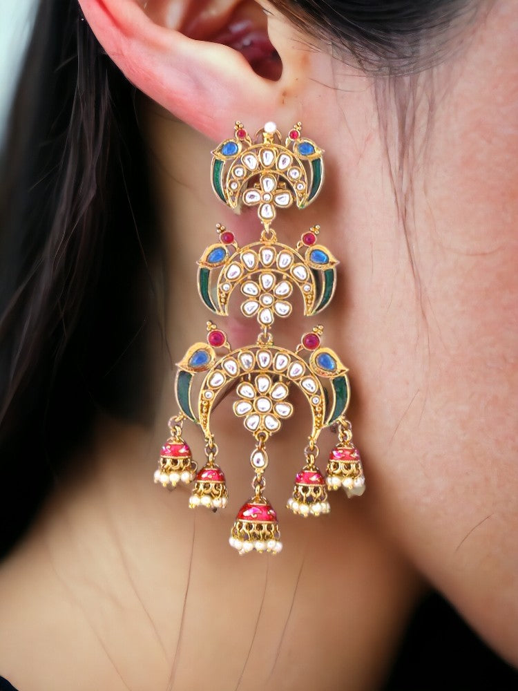 Multicolor Apurva Ethnic Danglers
